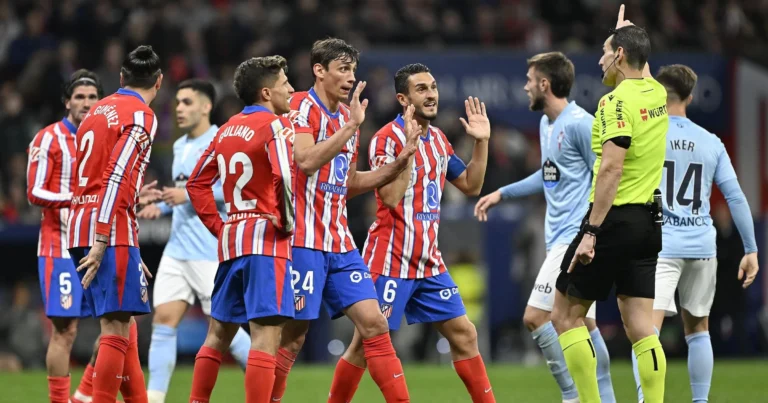 celta vigo vs atletico madrid results