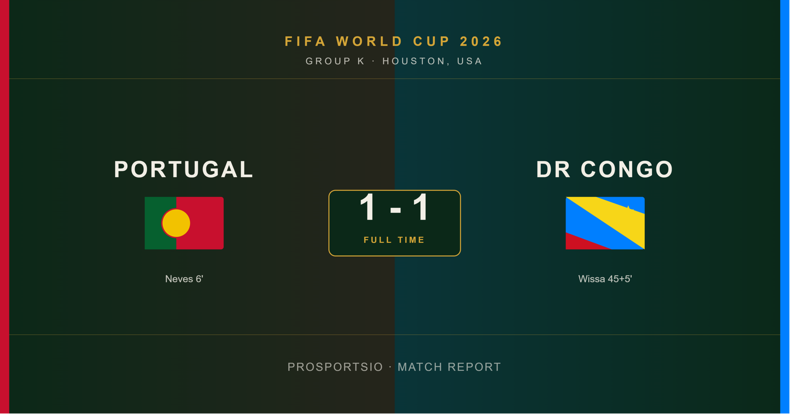 Portugal vs DR Congo